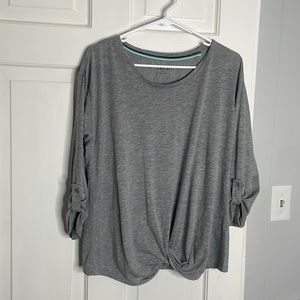 Gray blouse